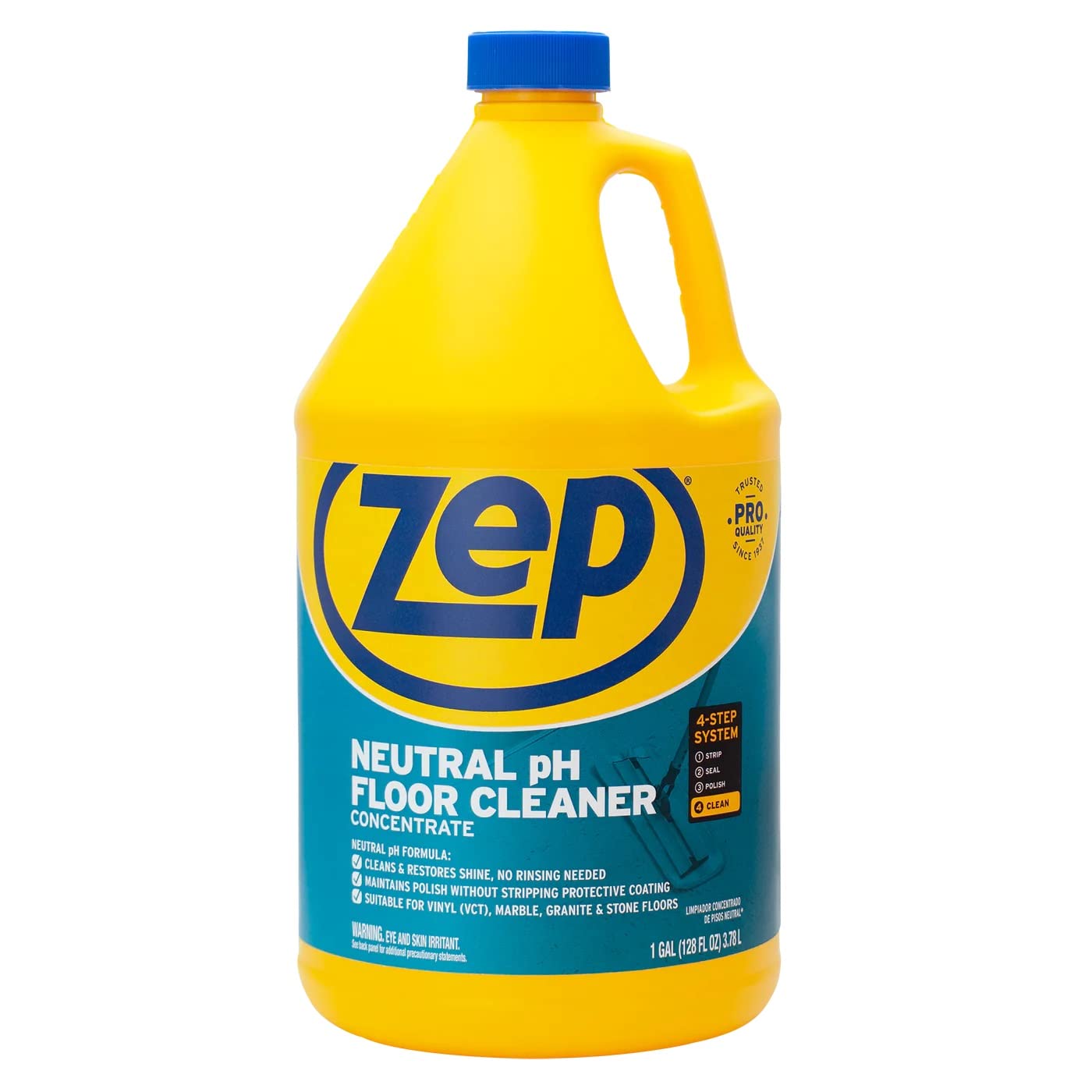 Bissell BigGreen BGFS650 Hercules Floor Machine Bundle with Zep Neutral PH Industrial Floor Cleaner - 1 Gallon