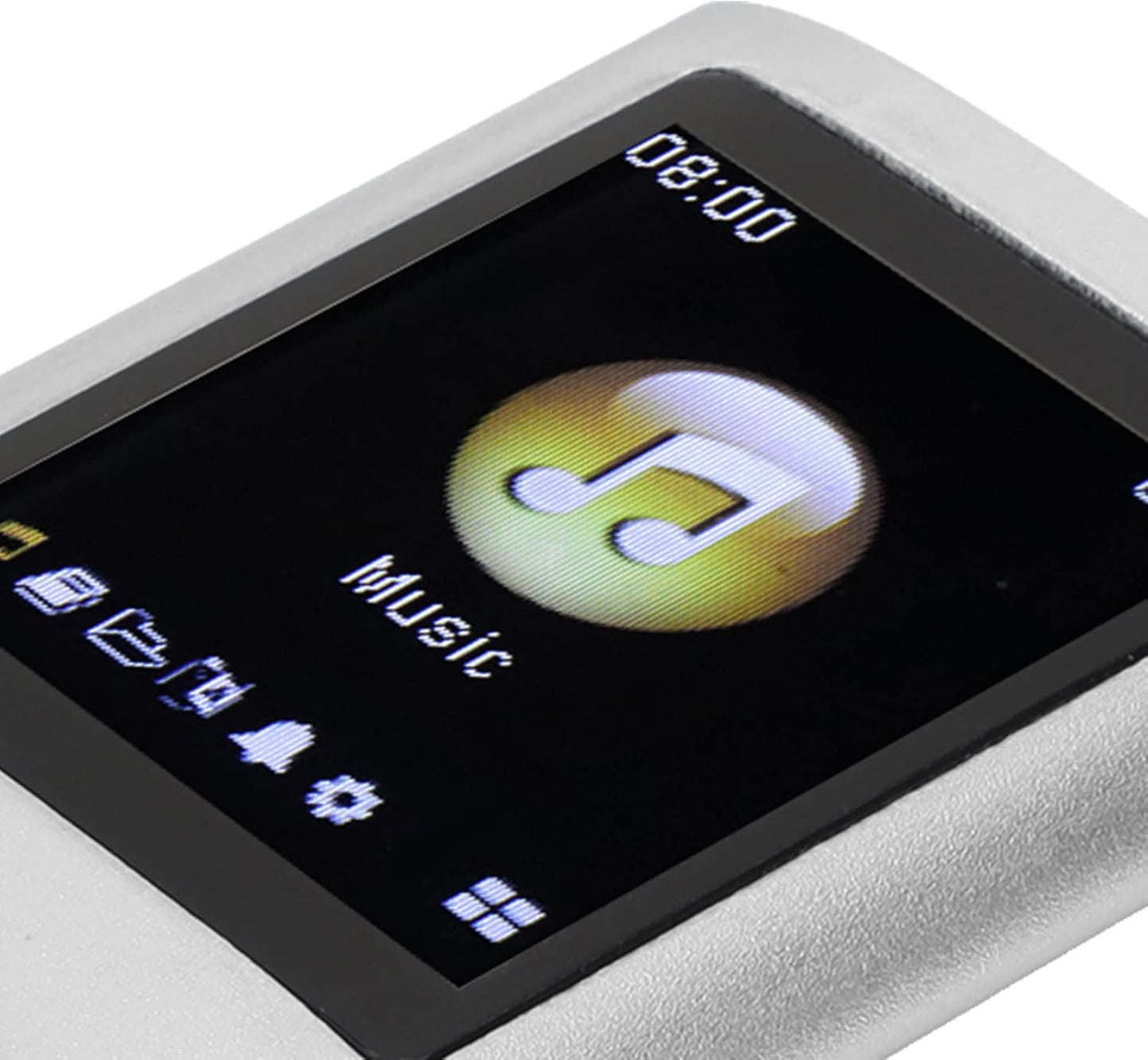 Gegong MP3 1.8 Inch Portable Player Compact Design LCD High Fidelity Sound Music Player Digital Audio Device Metal Body