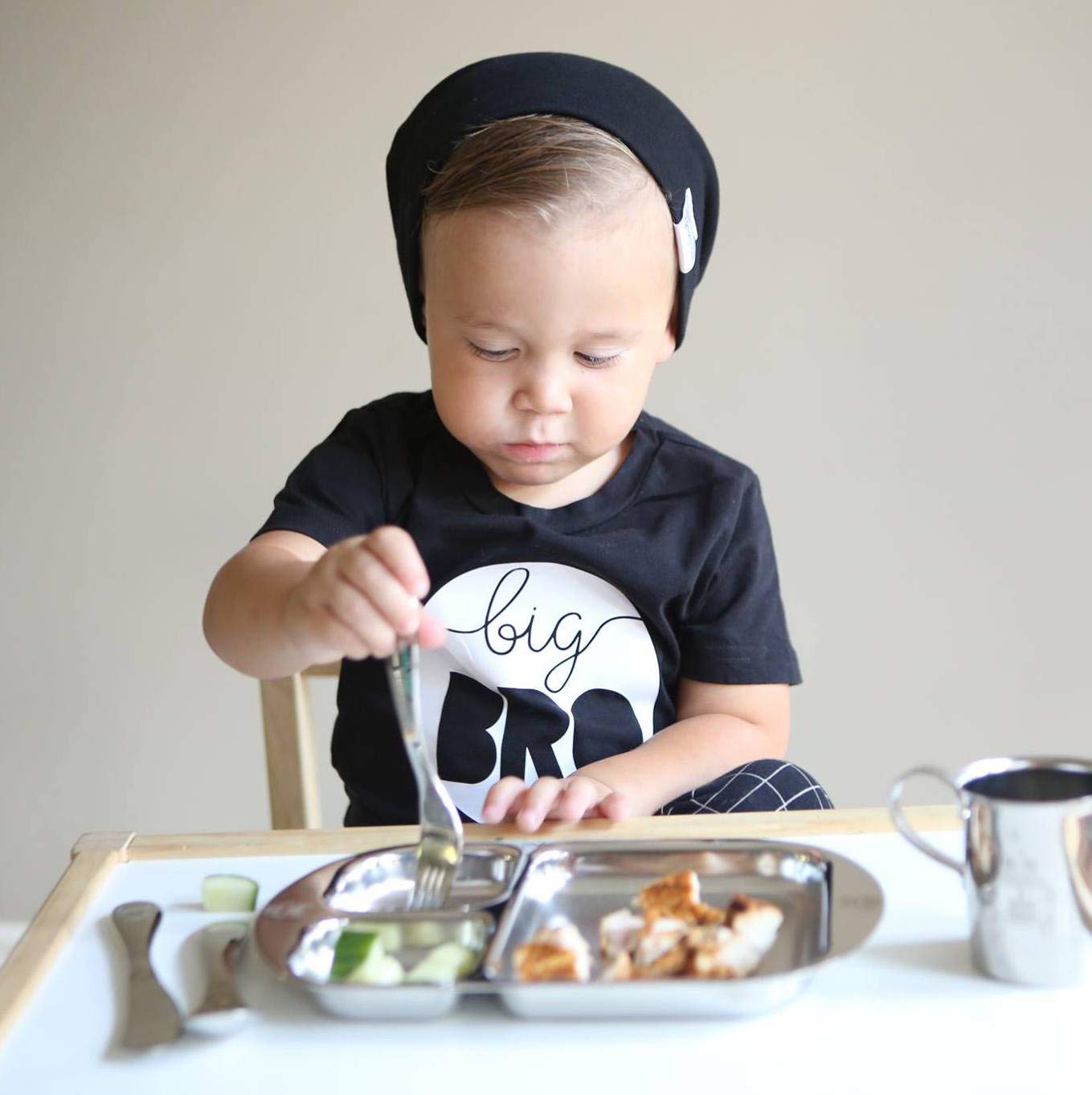 Kids Stainless Steel Utensil Set | Premium #304 (18/8) | Adorable Frog Design | 5-piece Set: 2 Spoons, 2 Forks, & 1 Butter Knife | Safe & Durable for Toddlers and Children | by Kiddobloom