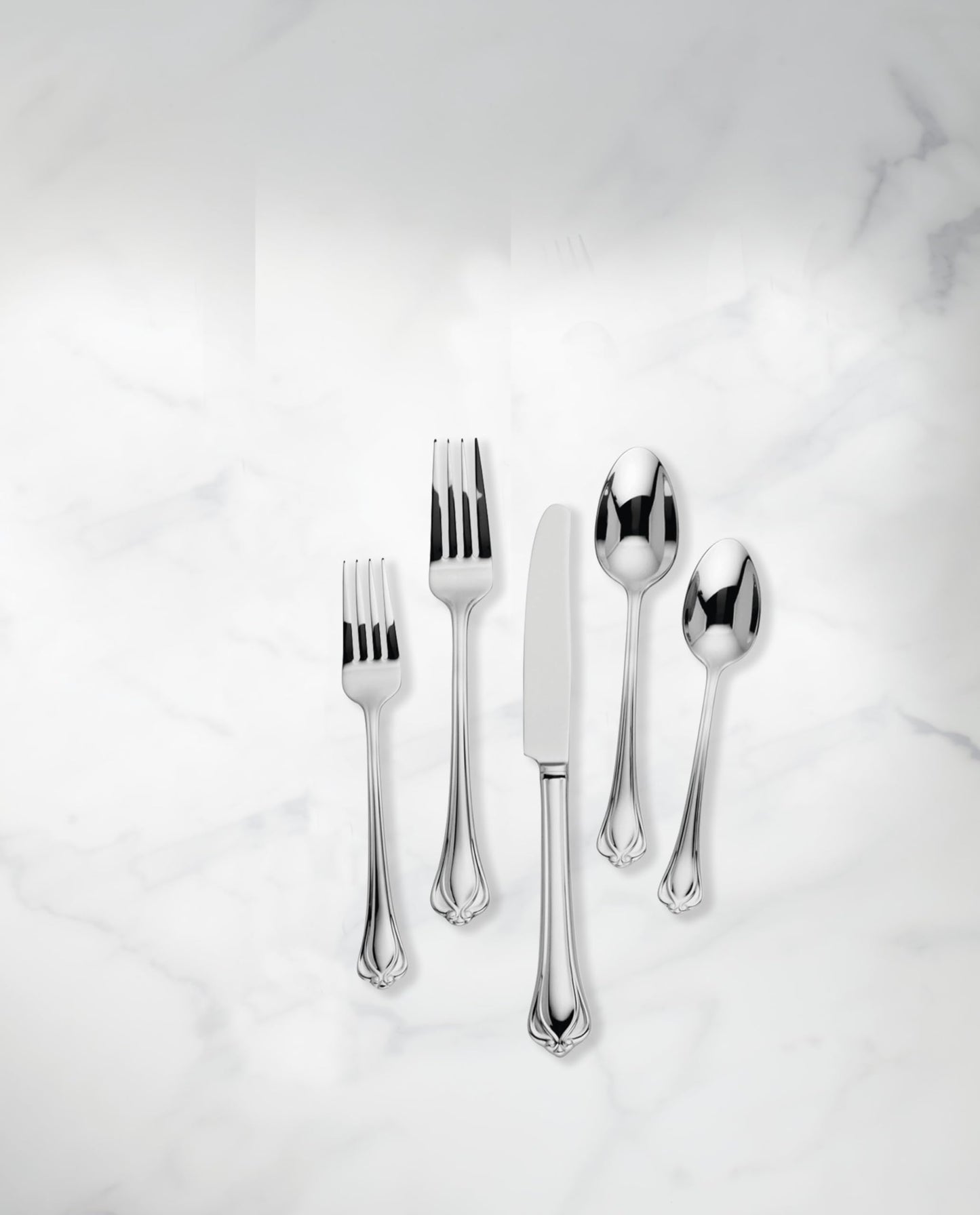 Lenox Silverware Set For 12, Alcott 89-Piece Flatware Set with Serving Utensils, Service For 12, 18/10 Stainless Steel, Mirror Finish, Dishwasher Safe, Knives Spoons and Forks (Silver, 89 Piece)