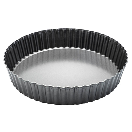Dootafy Deep Dish Quiche Pan, 11” x 2” Tall Pie Pan Deep Tart Pan with Removable Bottom, Nonstick Large Fluted Tart Mold Loose Base Round Deep Pizza Pan for Baking Easter Pie