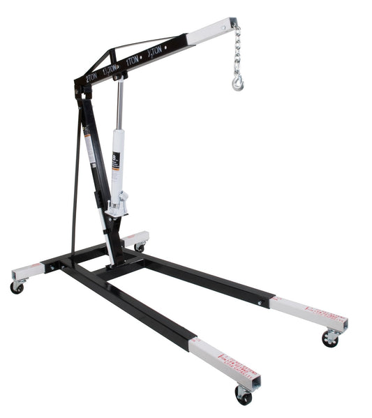 Omega 44020 Black Engine Crane - 2 Ton Capacity
