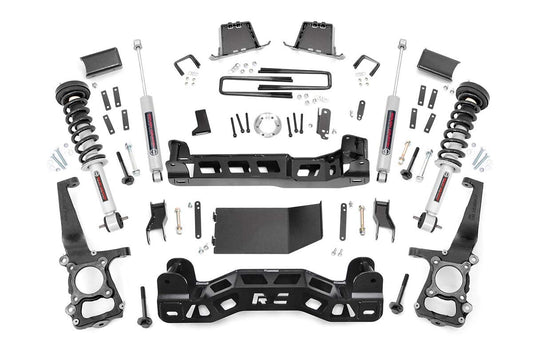 Rough Country 6" Suspension Lift Kit w/N3 Struts for 2014 Ford F-150 4WD - 57531