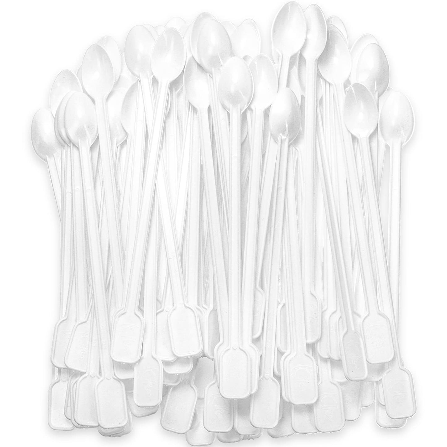 DEAYOU 1000 PCS Plastic Coffee Stirrer, 5'' Disposable Stir Sticks for Drinks Cocktails, Mini Coffee Stirring Spoon Rod for Blender, Bar, Sugar, Espresso, Tea, Swizzle, Sip, Soup, Floats, Food Grade