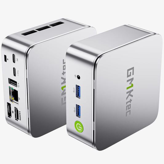 GMKtec Mini PC Ryzen 5 3500U (Beats N150/N97), 16GB RAM 512 SSD, 2.5GbE LAN Desktop Computer Office Home Business HTPC Proxmox, Triple 4K Display, HDMI 2.1, WiFi, BT, USB-C, DP