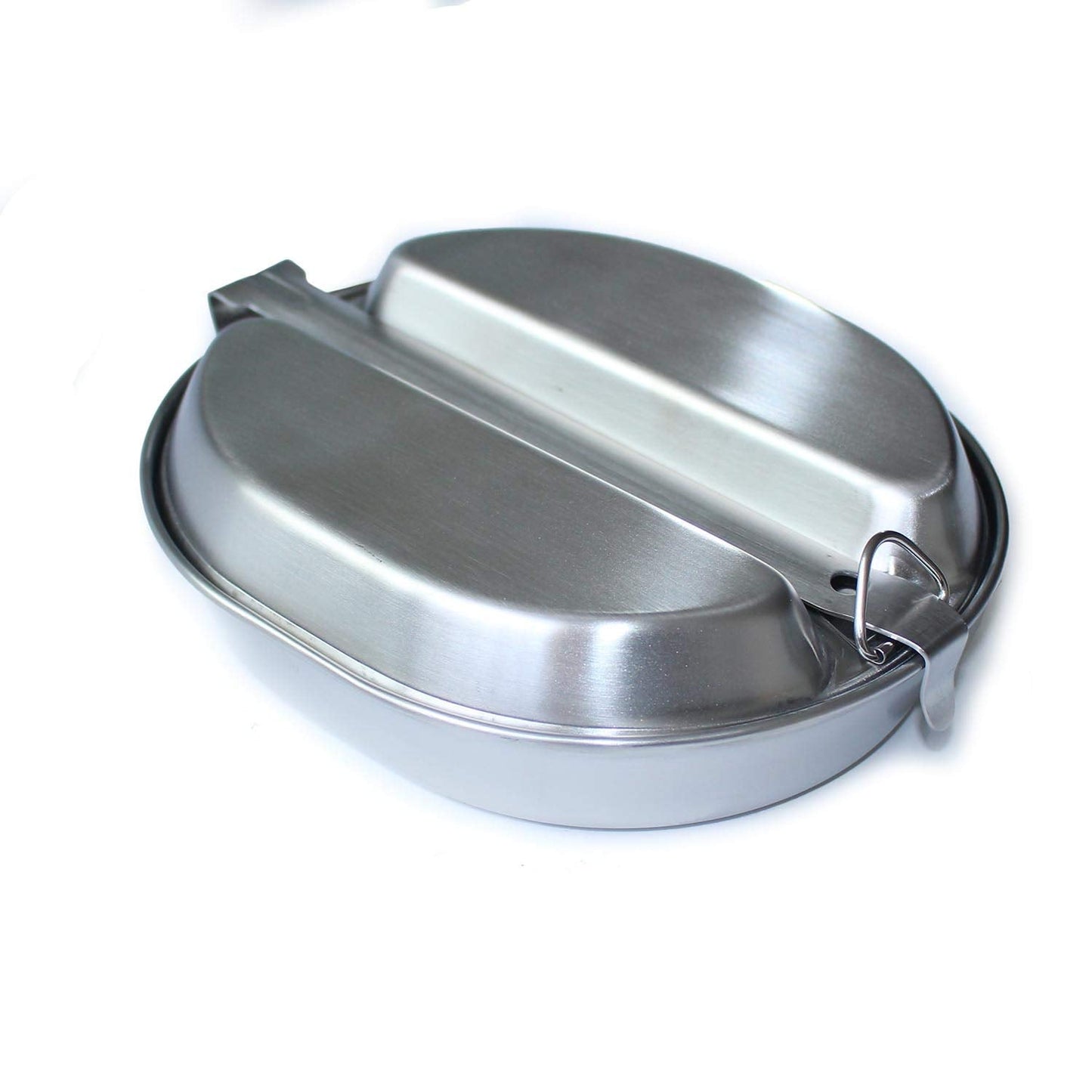 ANQIAO Reproduction WW2 US Military Mess Kits G.I. Lunch Box Stainless Material Collection Outdoor Sports