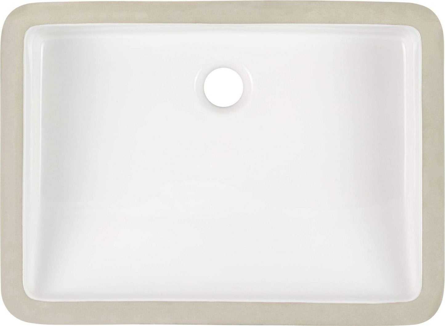 Signature Hardware 453257 Boylan 20" Vitreous China Undermount Bathroom Sink