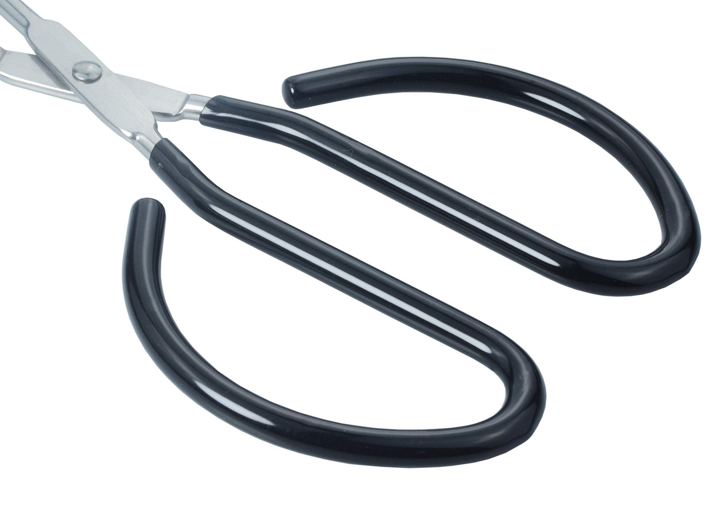 HINMAY 10-Inch Heavy Duty Stainless Steel Kitchen Scissor Tongs, Set of 2