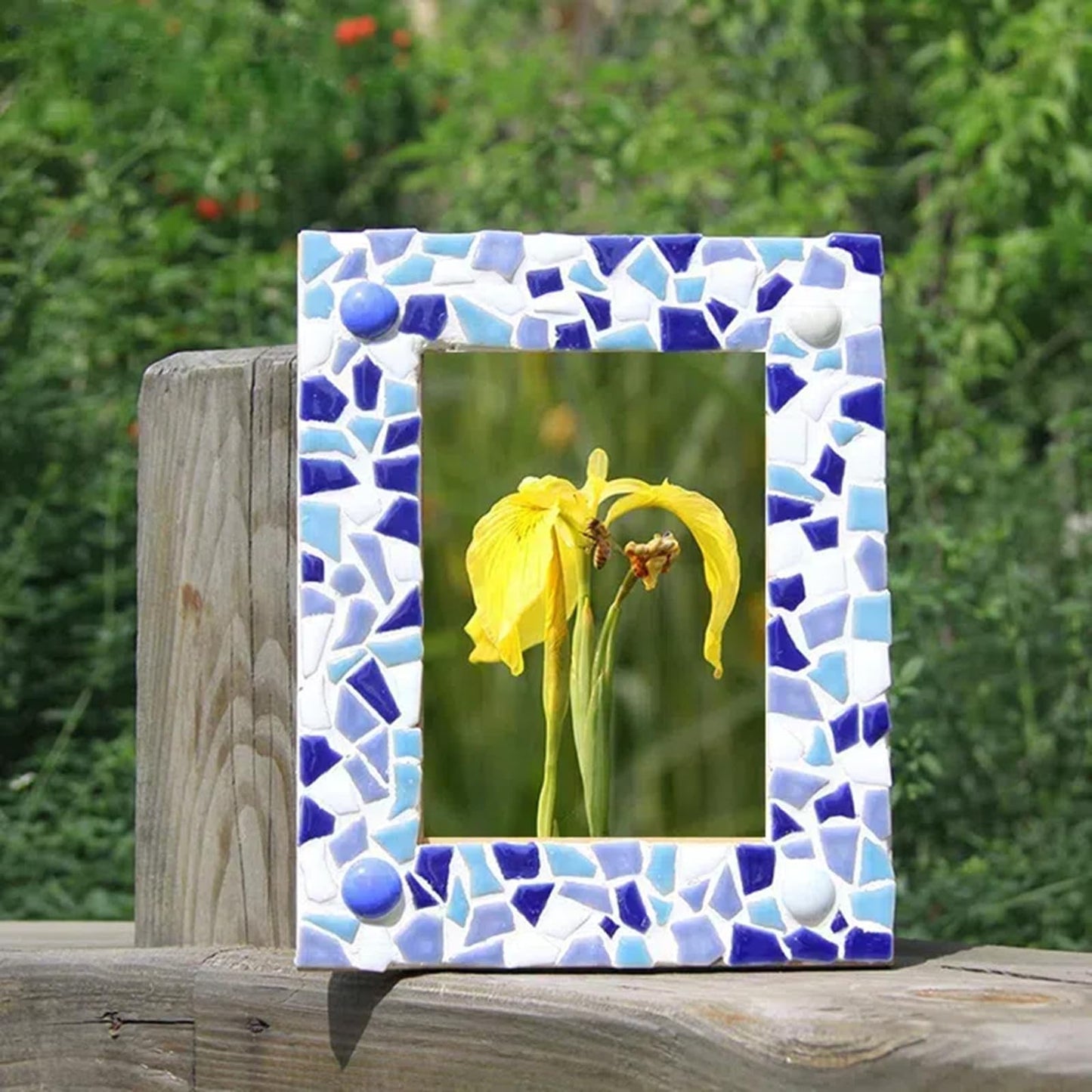 200g Ceramic Mosaic Tiles for Crafts,Irregular Stained Ceramic 0.2"x0.8" Porcelain Mosaic Tiles for Home Decoration (Green)