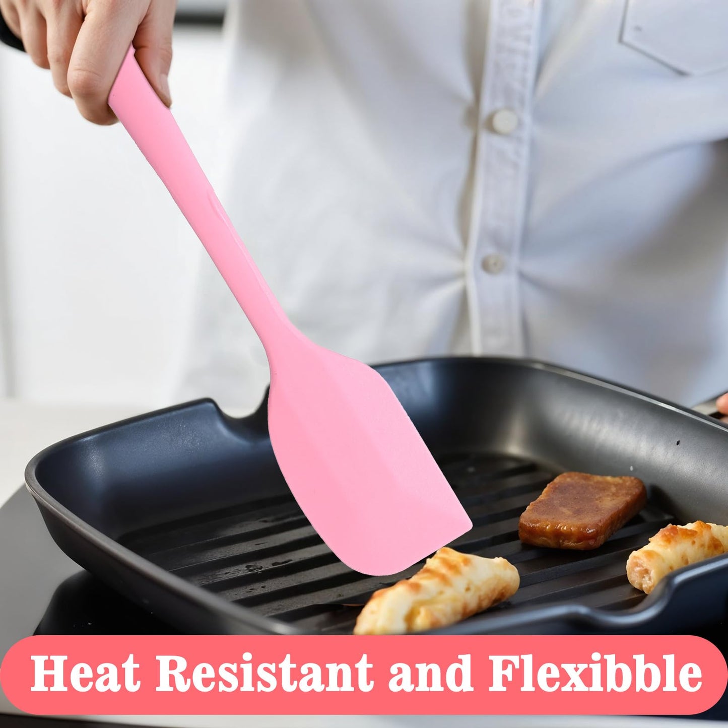 Mini Silicone Spatula - 36Pcs Mini Spatulas for Kitchen Use, 8.3 Inch Small Heat-Resistant Silicone Scrapers, Multicolor Non-Stick Flexible Baking Tools (6 Colors)
