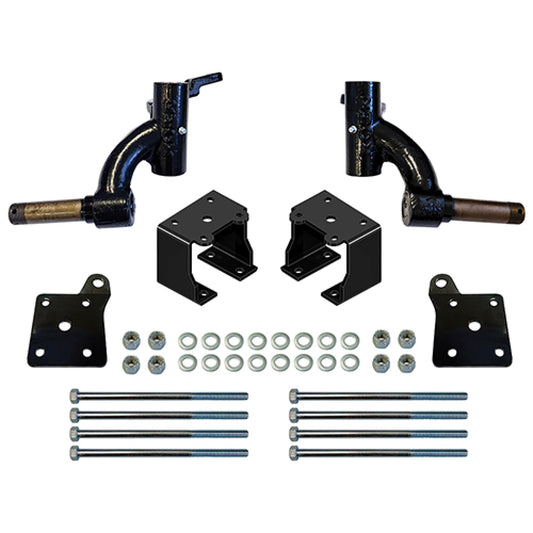 RHOX LIFT‑314 Lift Kit Replacement for E‑Z‑GO TXT Golf Carts, 3" Front and 5‑1/4" Rear Drop Spindle, Fits 2001.5+ Electric & 2001.5–2008.5 Gas Models