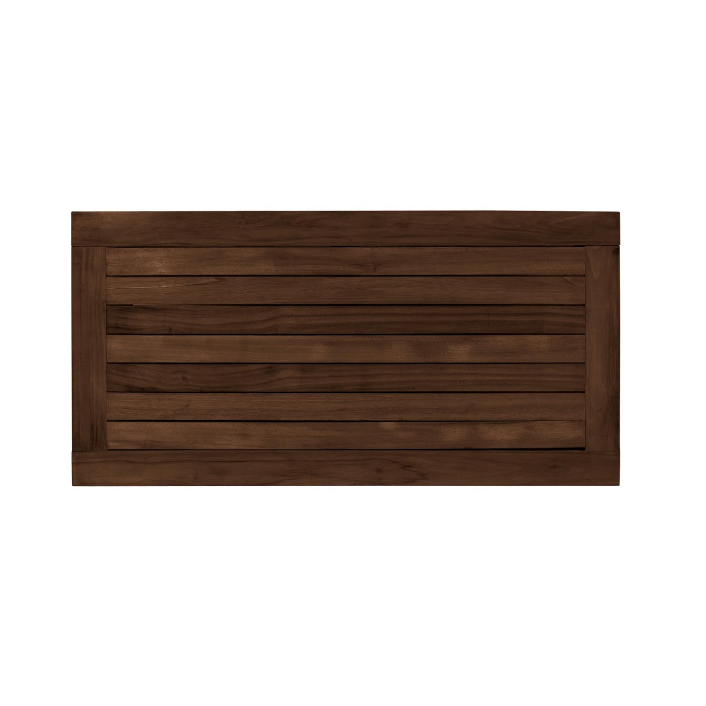 RRI Goods Teak Wood Coffee Table with Storage - Teak Oil Finished Indoor & Outdoor Furniture for Deck, Porch, Balcony, Living Room, Bedroom & Backyard (36" D x 18" W x 18" H)