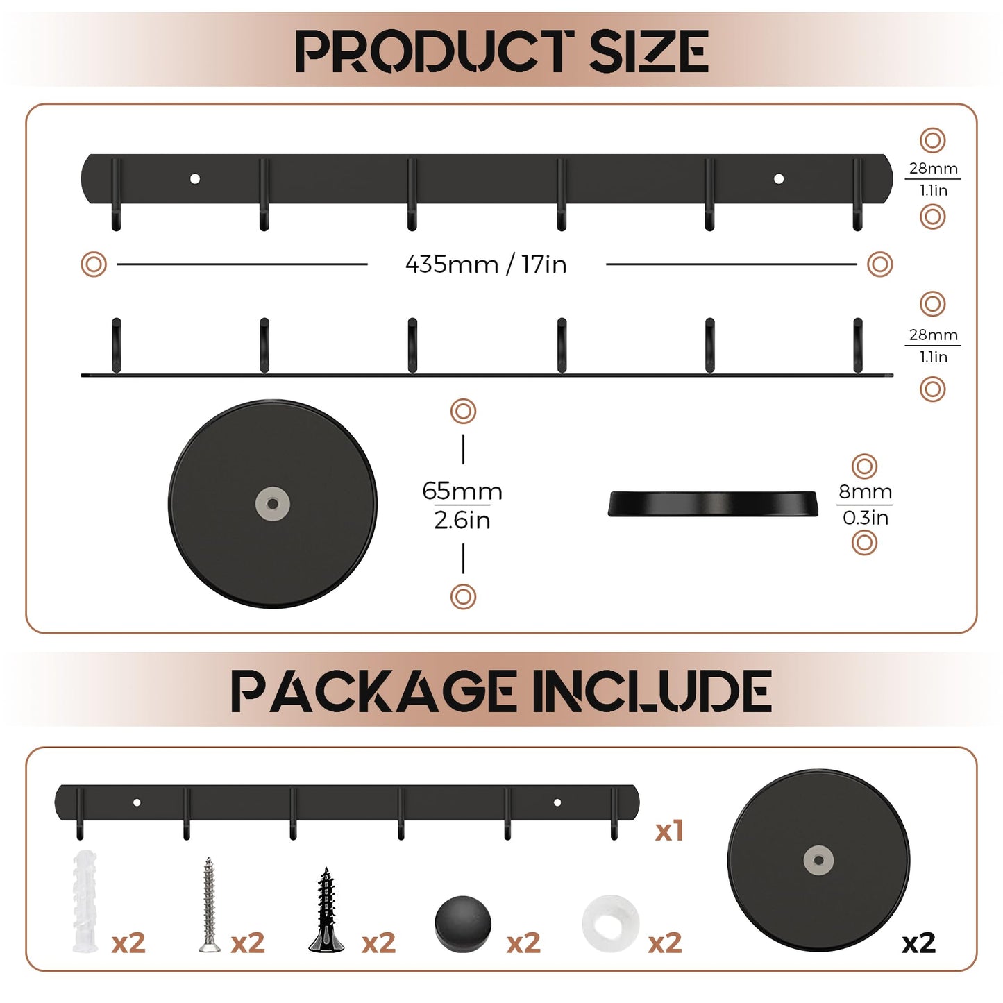 Magnetic Utensil Holder For Fridge, Heavy Duty Magnetic Coat Rack For Metal Door, Magnetic BBQ Tool Rack, Strong Magnet Bar With 6 Hooks Storage Hanger Hanging Kitchen Utensil, Coat, Towel, Grill Tool