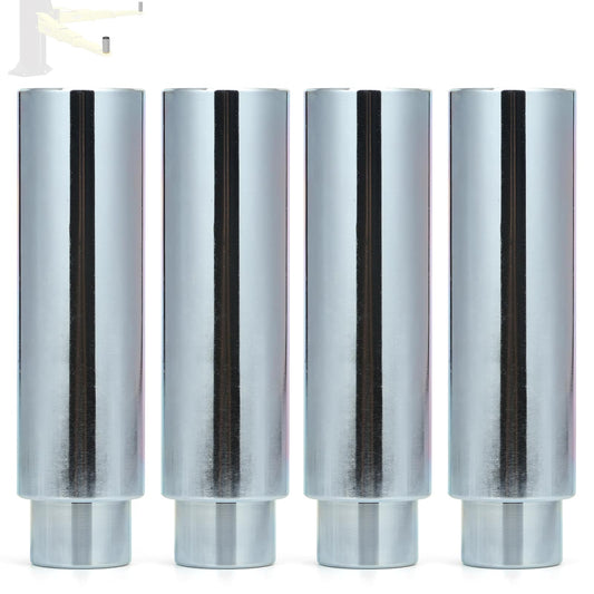 Atesilor 4pcs Upgraded 38mm Lift Adapter with Limit Slot, 6 Inch Extension Stack Truck Adapter for 2 Post Car Lift Bridge Jack