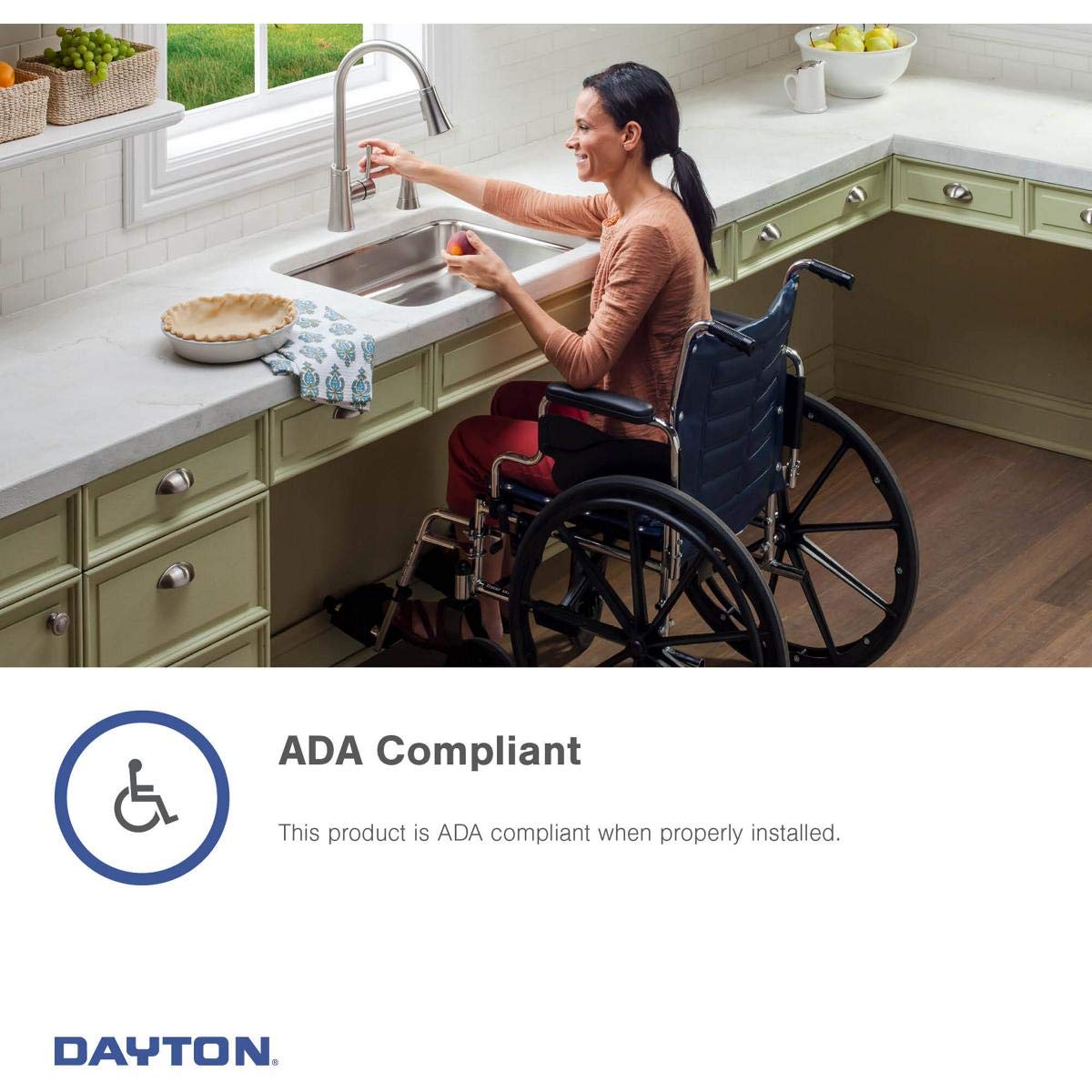 Elkay Dayton D125212 Single Bowl Drop-in Stainless Steel Sink