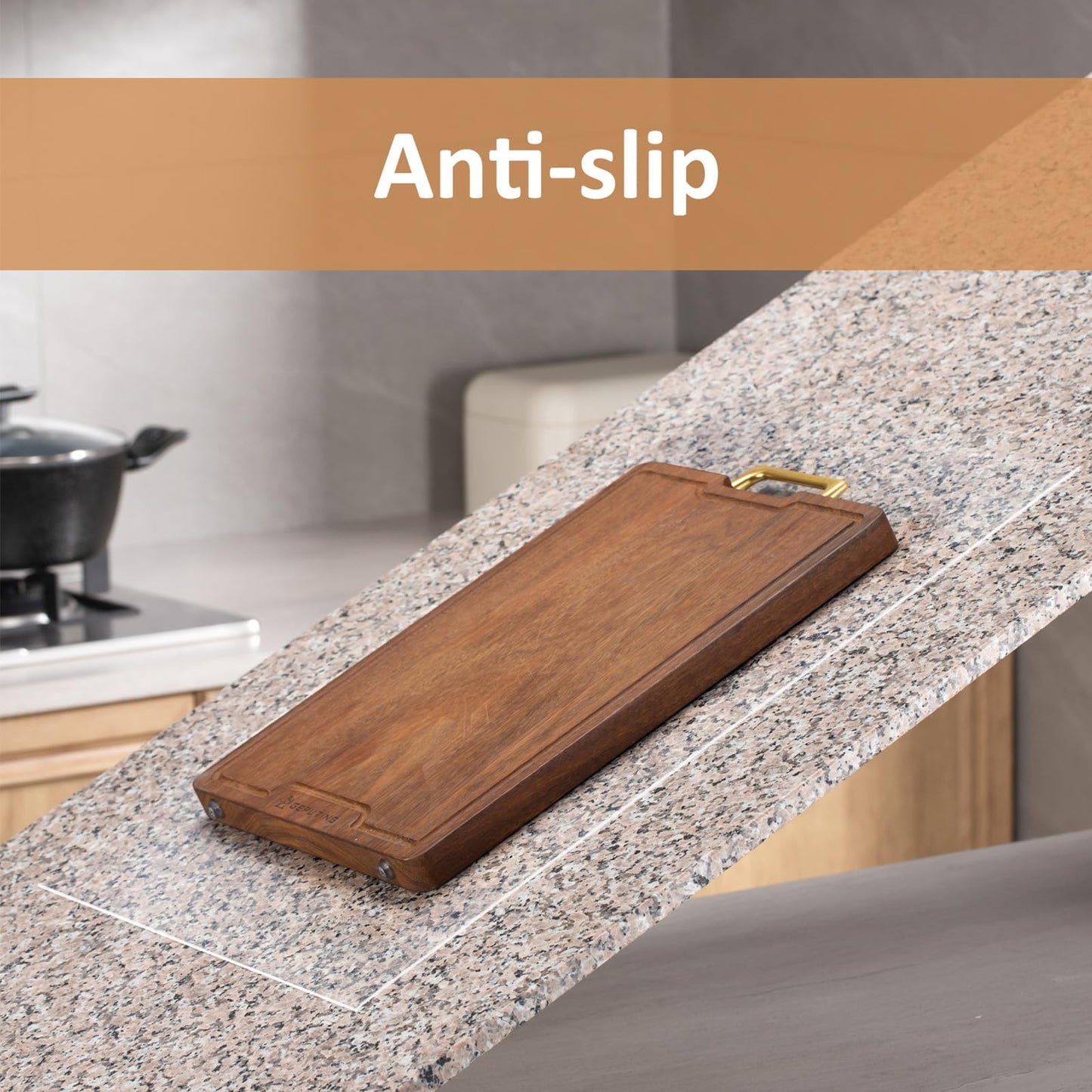 Clear Silicone Countertop Protector Mat, Non Slip & Heat Resistant Mats for Kitchen Countertop (35.4" X 23.6")