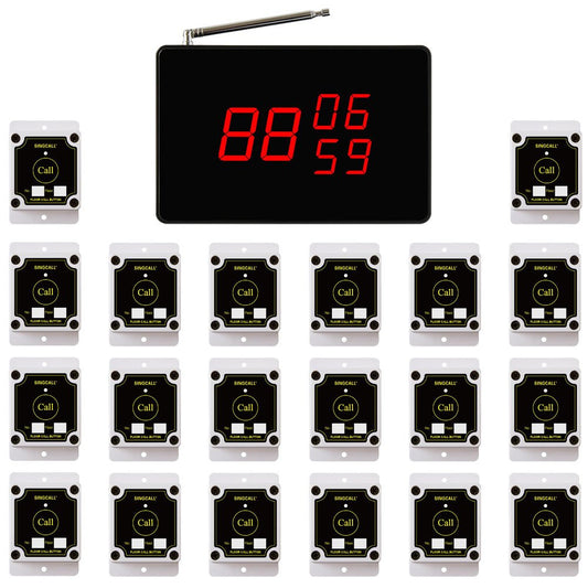 SINGCALL Wireless Construction Site Calling System, for Calling Elevator, Wireless Service System, Storage Battery Can Last 5 Hours