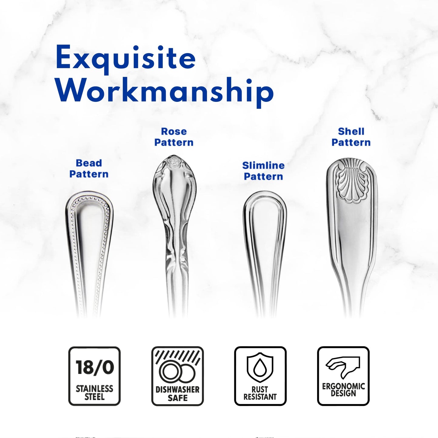New Star Foodservice Slimline Pattern 18/0 Stainless Steel Bouillon Spoon, 5.7-Inch, Set of 12, Commercial Grade