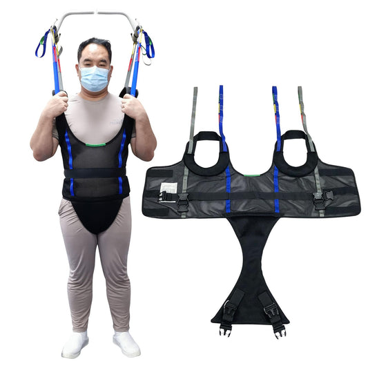 Ehucon Patient Lift Sling Medical Transfer Sling for Patient Walking Training, Working Aids for Ambulation Support Training, 500lbs Safety Working Load (Large)