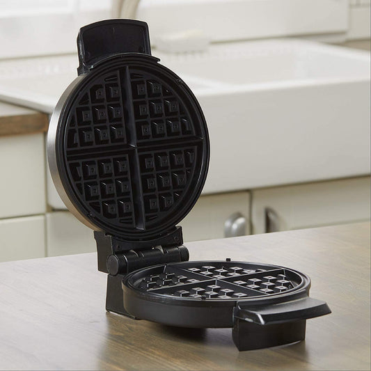 BLACK+DECKER WMB500 Traditional Belgian-Style Waffle Maker, Stainless Steel