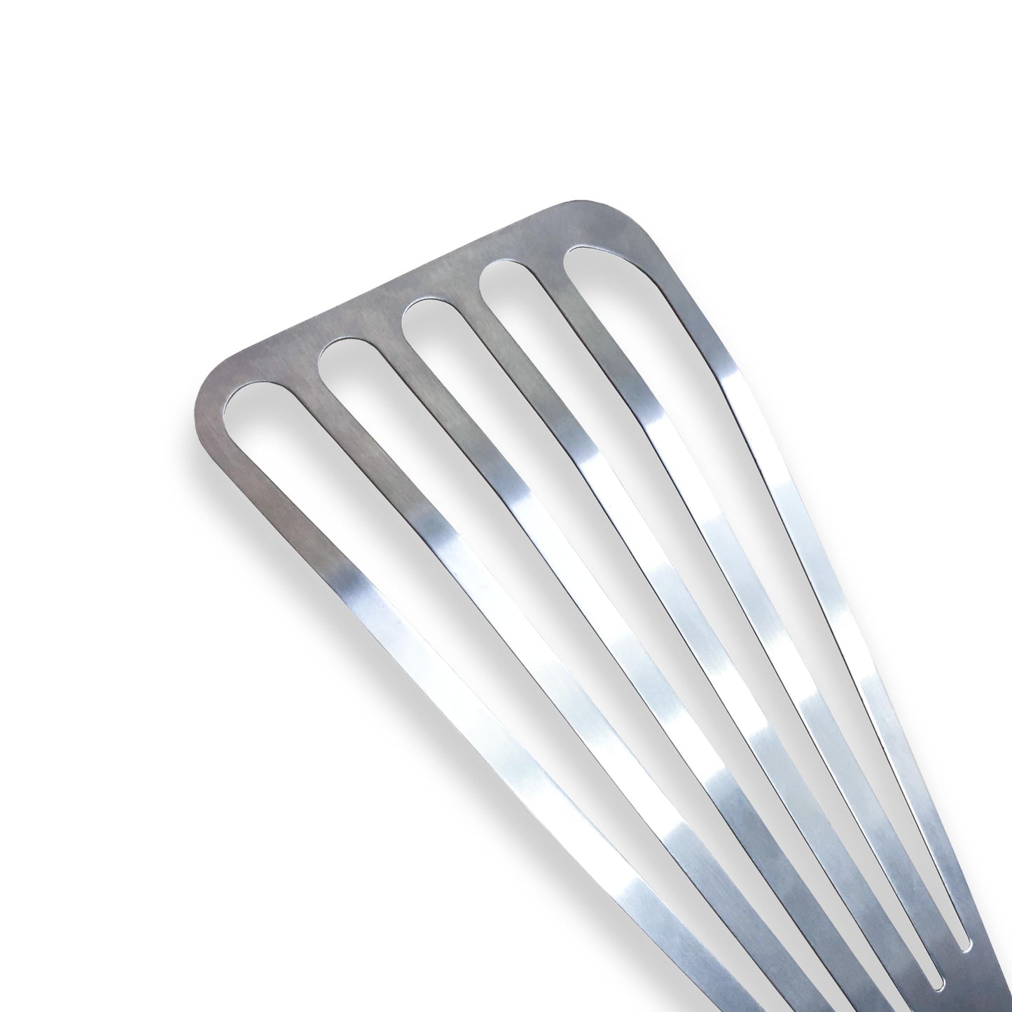 WALLFARM Fish Spatula - Pro-Grade Slotted Kitchen Turner - Stainless Steel - Long, Thin Metal Spatula for Flipping Delicate Foods, Fish, Eggs, Veggies - Perfect for Grilling, Frying, Griddle - 13.78"