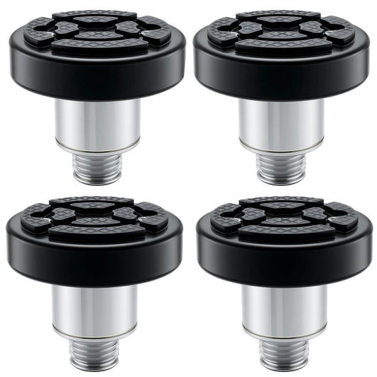 atsuch 60mm 4pcs Shaft Screw Up Car Lift Feet Pads Compatible with Bendpak Maxjax 2 Post Lift w/Rubber Bracket, 4-9 cm Heightened Car Lifts Bridge Jack Car Heightening Feet Tray (60mm 4pcs)
