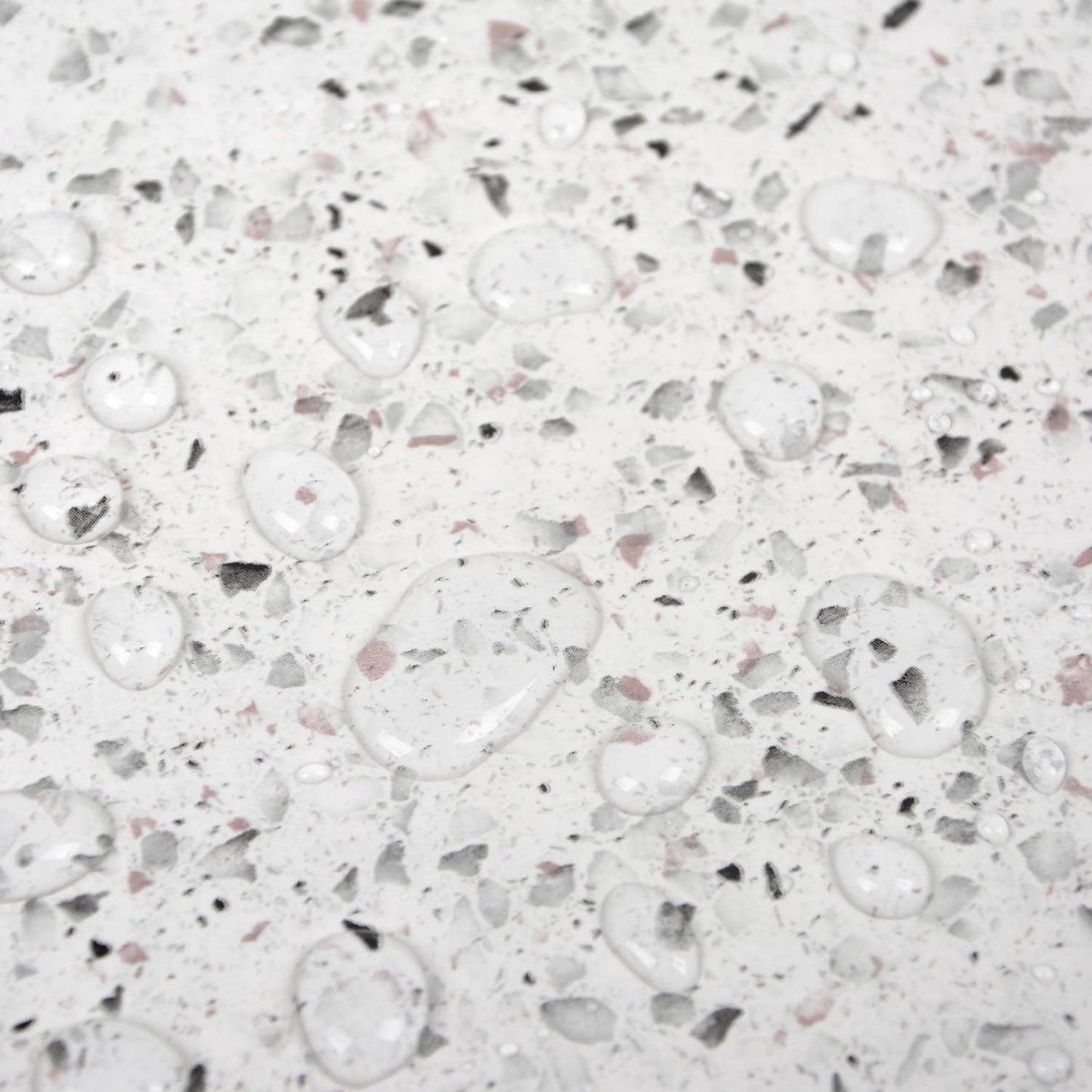A-b-cil 206 X 16 Inch White Gray Granite Peel and Stick Countertops for Kitchen Self Adhesive Film Marble Contact Paper for Countertops Waterproof Removable Wallpaper Decor Table Desk Counter Top