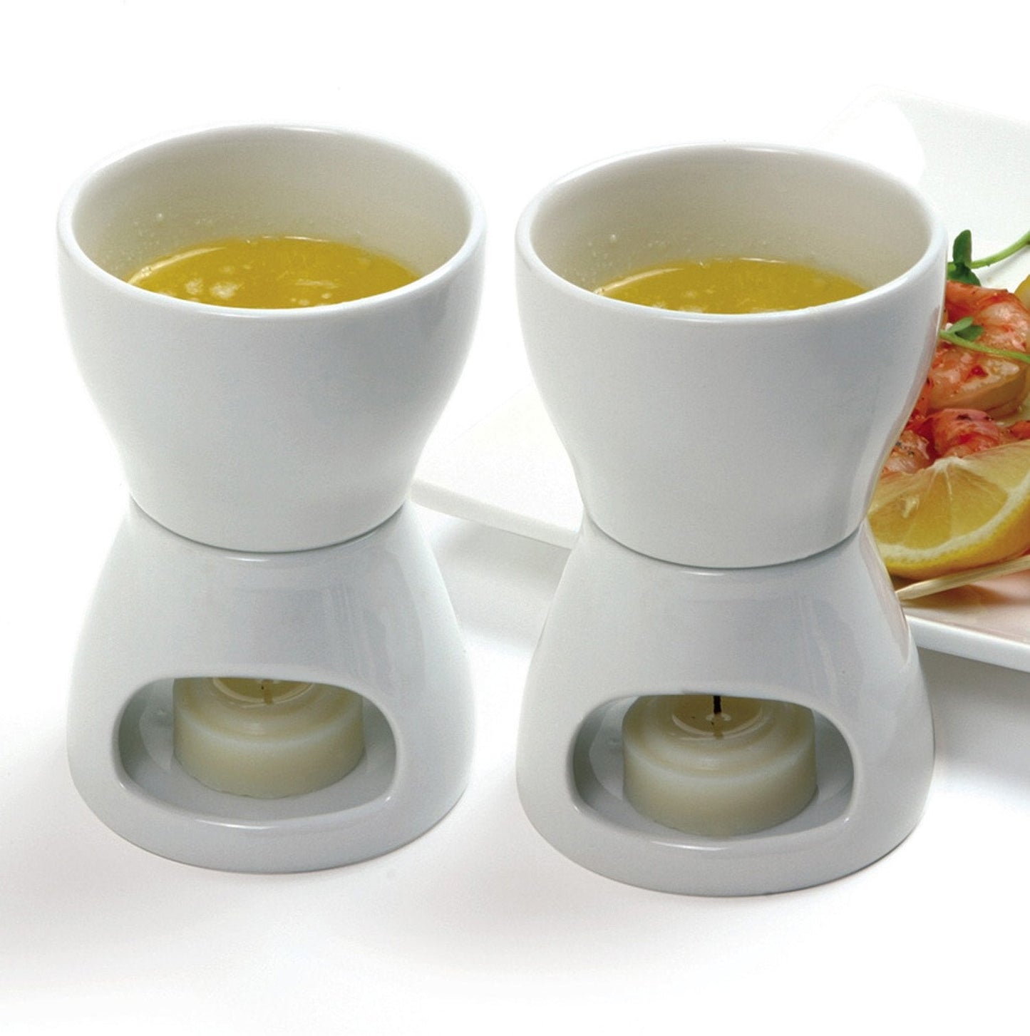Norpro 213 Porcelain Butter Warmer, 2pc set
