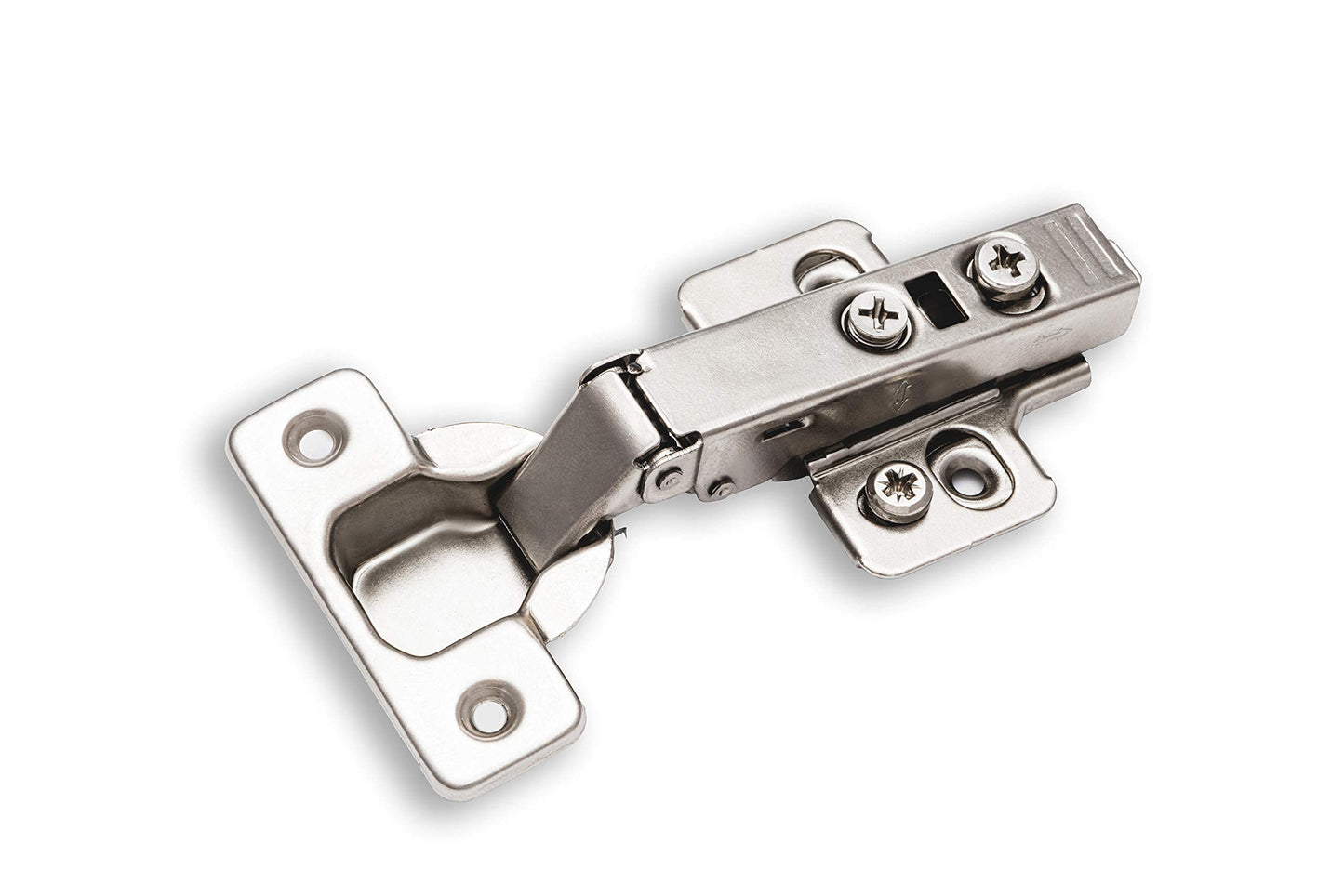 Berta 10-Pack Full Overlay Frameless Soft-Close European Hinges, 110° 3D Adjustable, Clip-On Concealed Kitchen Cabinet Door Hinges with Screws - Ideal for Modern Cabinets