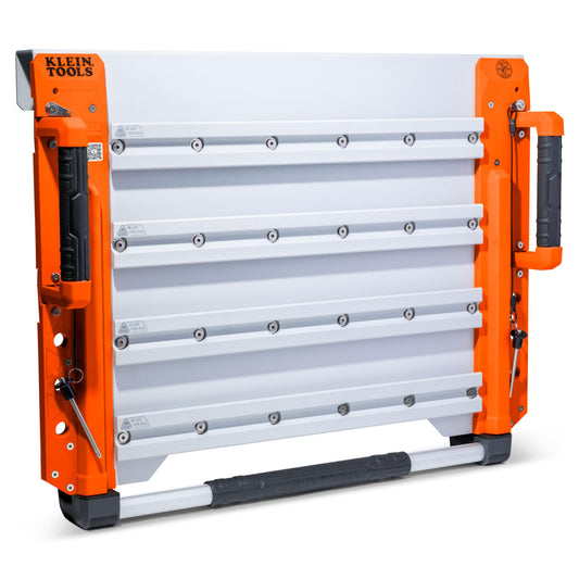 KLEIN TOOLS BC700WA LiftPro 24-Inch Wall Mount System, Heavy-Duty Modular Tool Organization with Four Interior and One Exterior Rail, 50-Pound Capacity Per Rail For Man Lift and Scissor Lift