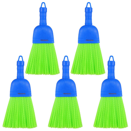 5 Pcs Polyfiber Handheld Brush – Durable Whisk Broom for Indoor & Outdoor Cleaning Compact, Hang Hole for Easy Storage – Ideal for Cars, Floors, Porches, and More