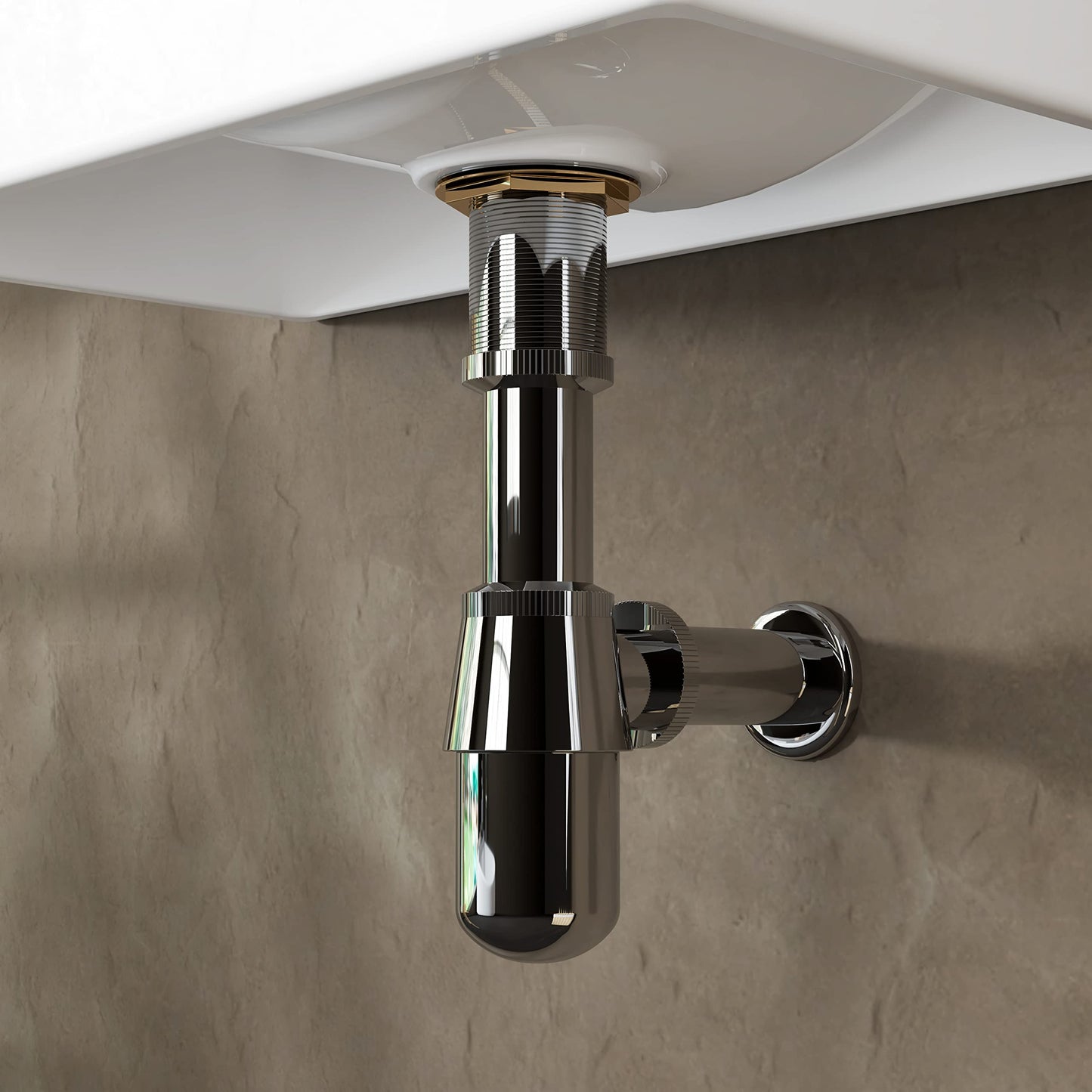 MEJE 16-Inch Wall Hung Basin Sink Combo, Small Cloakroom Basin, Rectangle Ceramic Bathroom Wash Basin - Right Hand Sink Set (Include Faucet & Pop-up Drain)