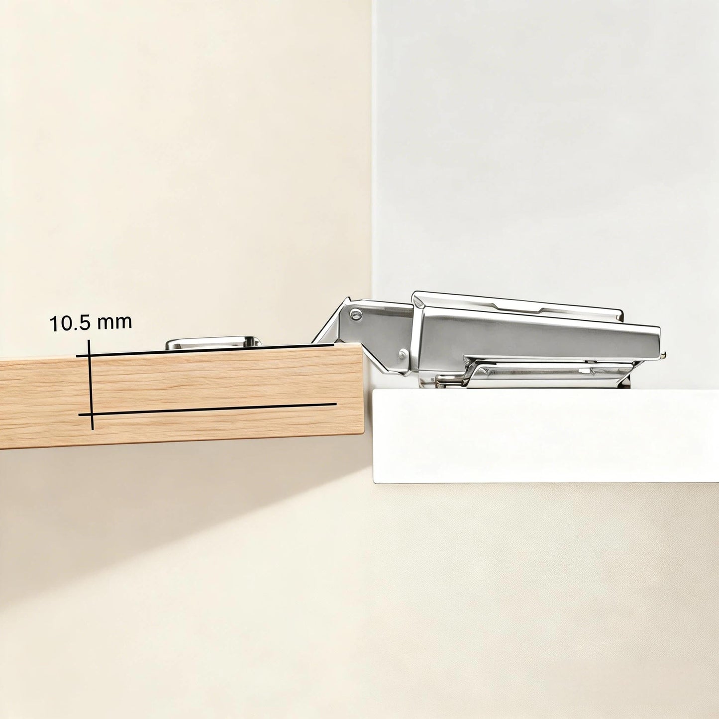 Blum 2-Pack Clip Top BLUMOTION Soft Close Hinges, 110 Degree Full Overlay Cabinet Hinges, with Clip Mounting Plates – Easy Installation for Frameless Cabinets