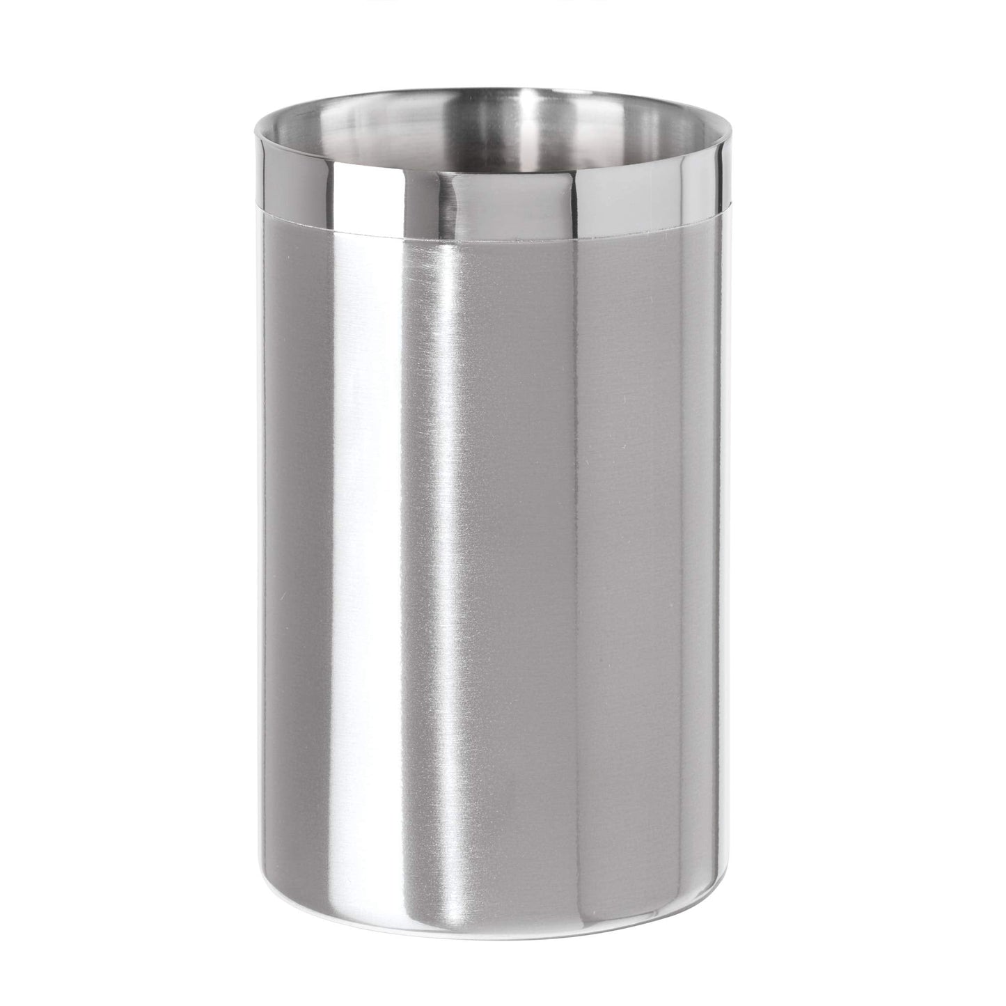 OGGI Stainless Steel Double Wall Wine Cooler - Insulated Tabletop Wine Chiller for White Wine & Champagne, Fits Most Standard Sized Bottles