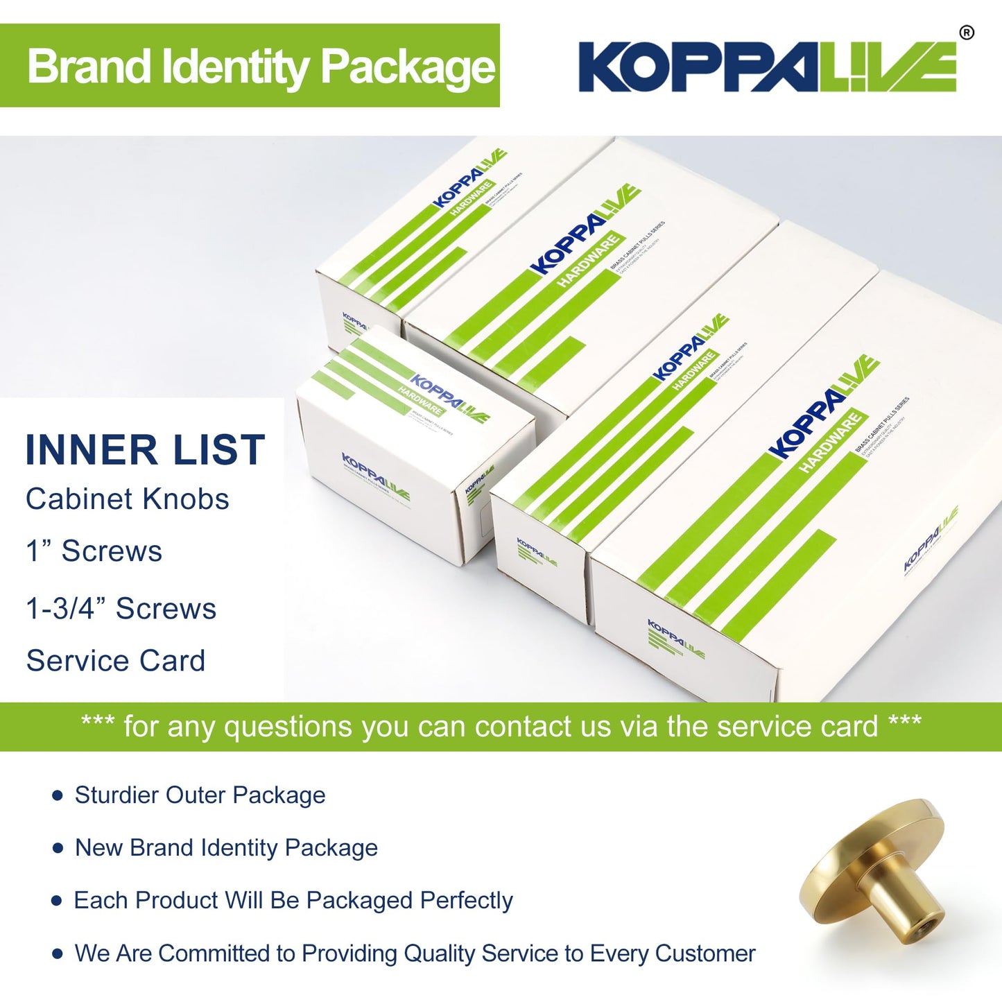 KOPPALIVE 5-Pack Modern Gold Cabinet Knobs, Hammered Solid Brass Drawer Knobs, Round Dresser Drawer Pulls and Handles, Kitchen Cabinet Hardware, Diameter 1-3/16 Inch