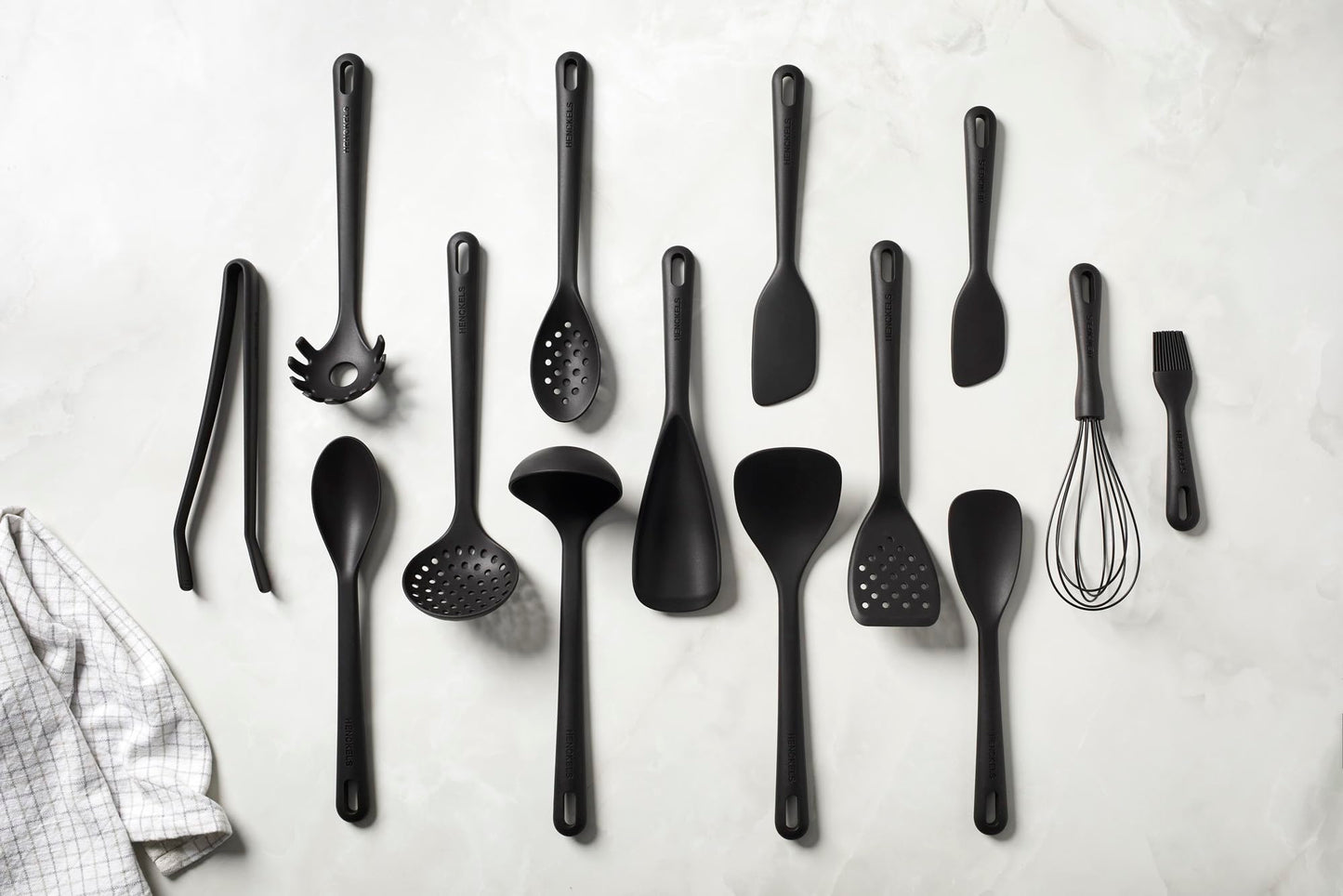 HENCKELS Silicone Onyx Cooking Utensil, Wok Turner