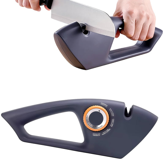 5 in 1 Versatile Manual Knife Sharpener, 5 Stages Knife Sharpeners Professional Chef's Kitchen Knife Accessories, Kitchen Blade & Scissors Sharpening Tool, Easy to Use, for Kitchen Knife