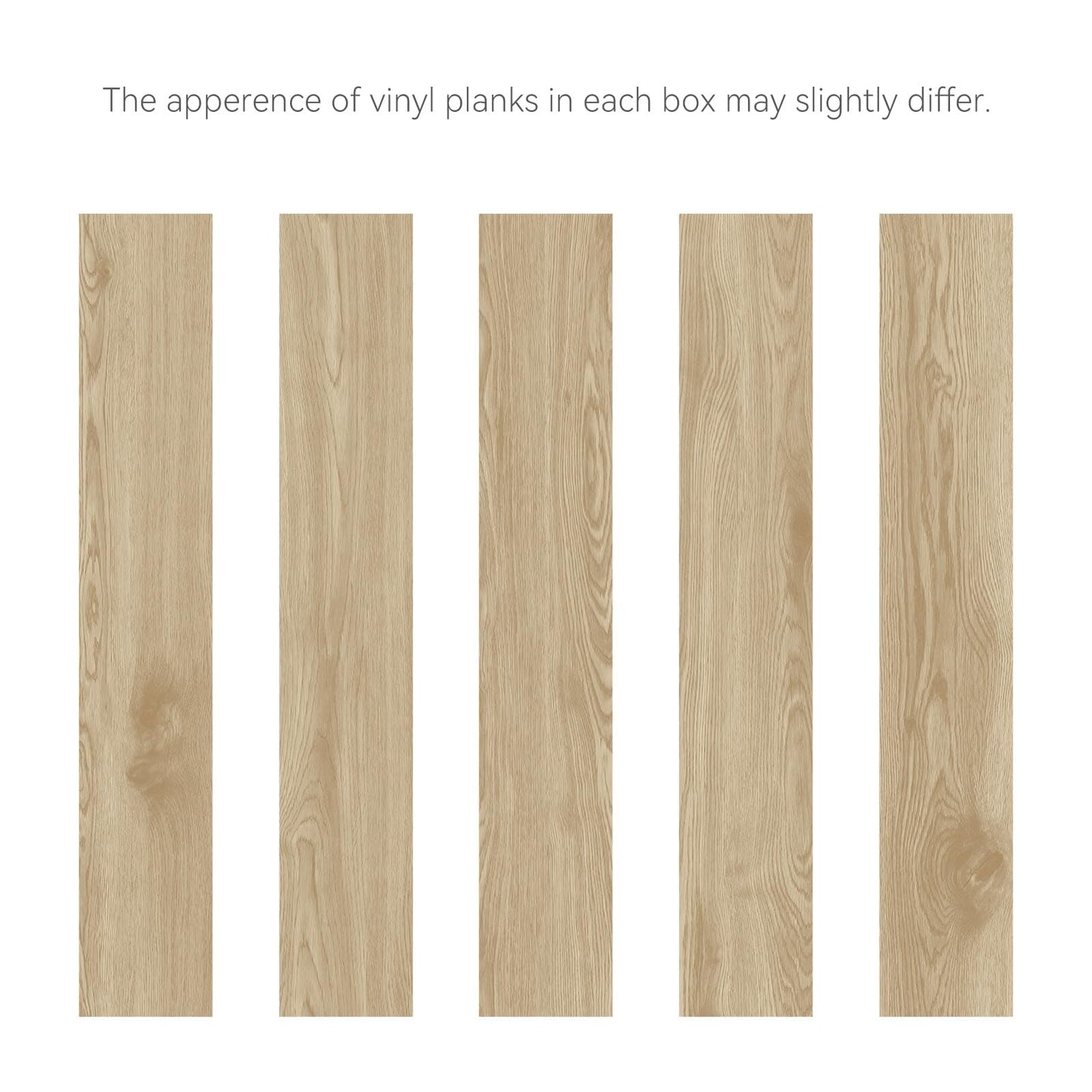 Mysflosy Peel and Stick Floor Tiles, Self-Adhesive Luxury Vinyl Flooring Plank, 6'' x 36'', 36 Pack 54 Sq.Ft, Waterproof DIY Deep Wood Grain Planks Easy to Install for Kitchen, Living Room