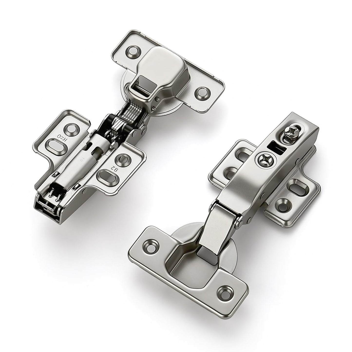 HOME EDIT 5 Pairs 10 Pack European Full Overlay Soft Close Cabinet Hinges Concealed Kitchen Cabinet Hinges Heavy-Duty Frameless Adjustable for Cupboard Hardware