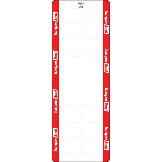 DayMark Safety Systems IT118676 Tamper-Evident Direct Thermal Label, 2.2" x 6" (Roll of 350), Red/White