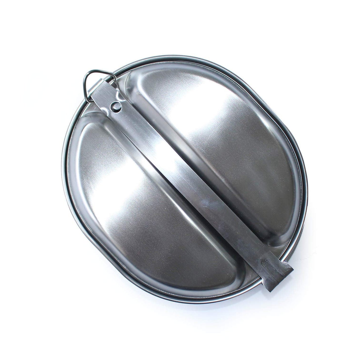 ANQIAO Reproduction WW2 US Military Mess Kits G.I. Lunch Box Stainless Material Collection Outdoor Sports