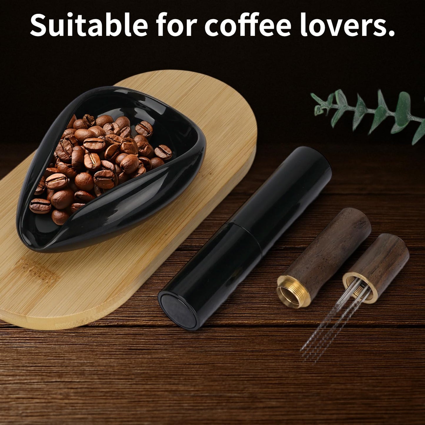 3 Pcs Espresso Accessories Set, Coffee Bean Dosing Cup, RDT Spray Bottle, Espresso Stirrer Tool, Coffee Bar Gadgets, Barista Tools for Coffee Lovers