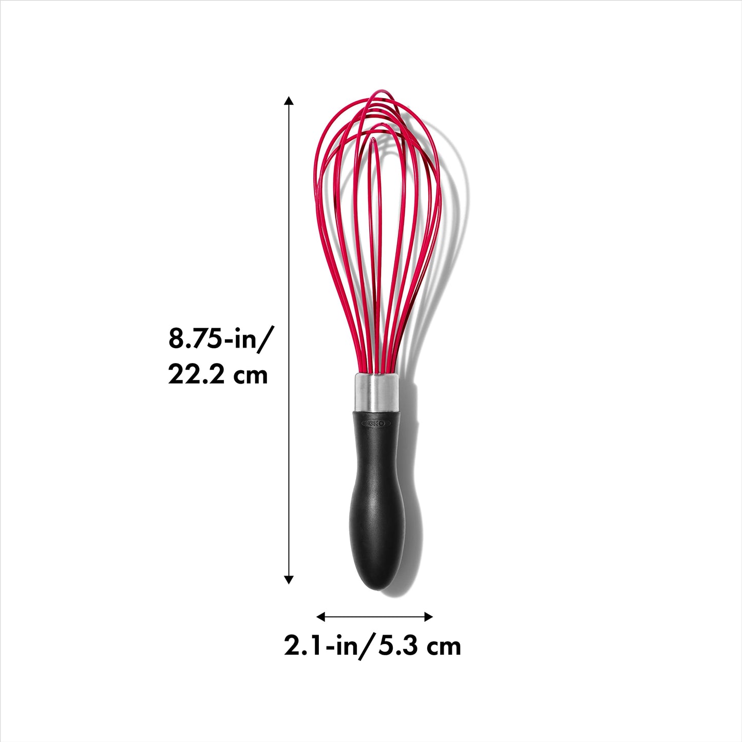 OXO Good Grips 9-Inch Silicone Whisk - Red