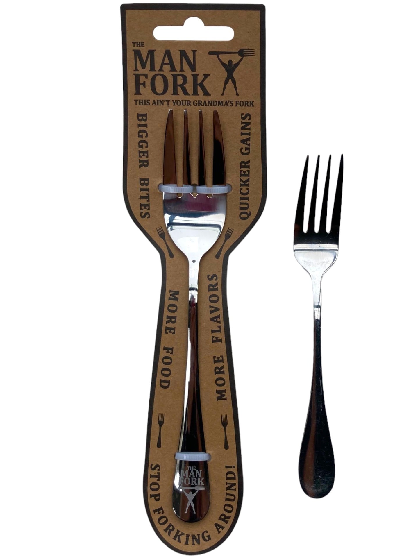 The Man Fork - Holds 40% MORE FOOD So You Can Crush BIGGER BITES With MORE FLAVORS!!! As Seen On TV