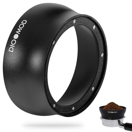 54mm Magnetic Dosing Funnel - Extra-Wide 81mm Top & 30mm Tall Espresso Coffee Dosing Ring for Mess-Free Tamping, Compatible with Breville 54mm Portafilter, Barista Tool Espresso Accessories