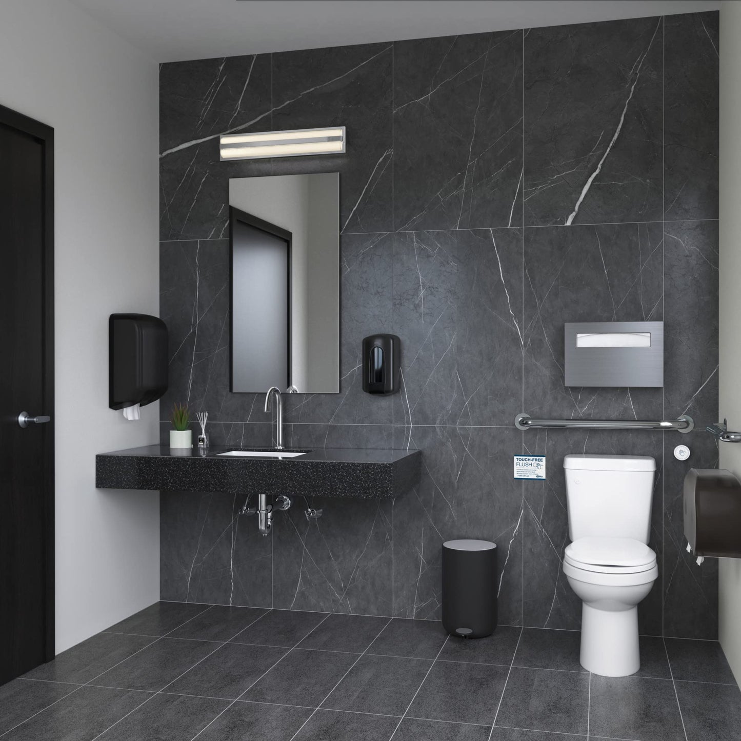 PROFLO PF21181 Hoffman 21" Rectangular Vitreous China Drop In Bathroom Sink with Overflow and 1 Faucet Holes at 1" Centers - White