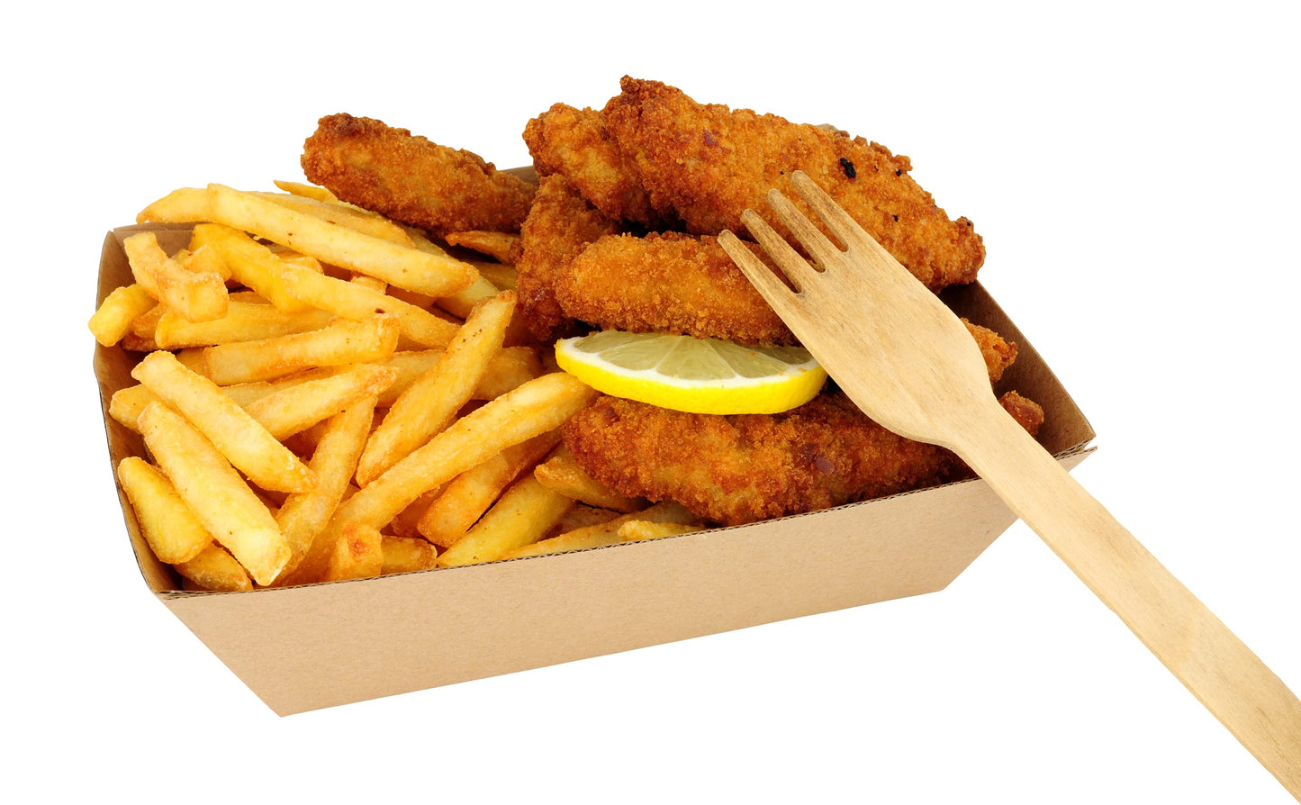 Perfect Stix Green Fork 158-250ct Disposable Wooden Forks (Pack of 250), Plain Forks, 6"L x 1.3"W