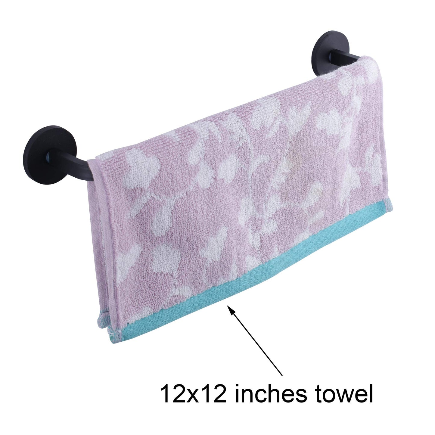 LEKUSHA Magnetic Towel Bar for Refrigerator, Magnetic Towel Holder Towel Hook Hanger for Fridge, Kitchen Stove, Oven, Dishwasher, Sink Laundry Washing Machine Black 1 Pack