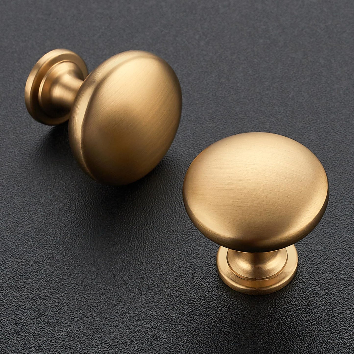 Ravinte 30 Pack Champagne Bronze Round Zinc Cabinet Knobs for Kitchen Bathroom Closet Dresser Cabinets