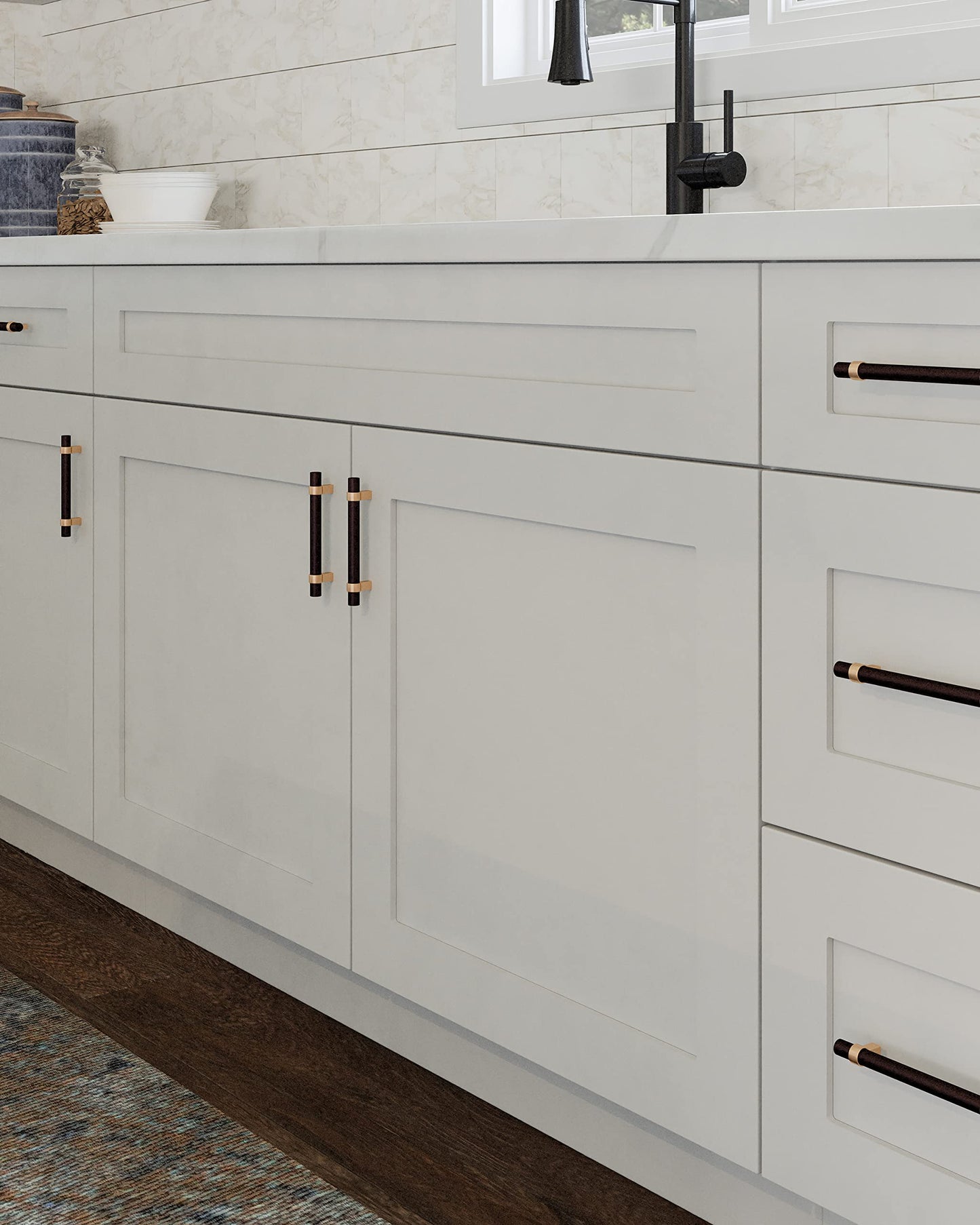 Design House Brookings Shaker Unassembled Wall Kitchen Cabinet W1230, 12 W x 12 D x 30 H, Painted White, Solid Wood, Design House, 561688